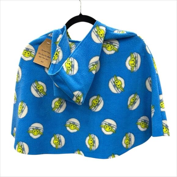 Carseat Cape With Slouchy Hood Youth One Size Fits Most Ages 12mo-5years Grogu - Picture 2 of 2